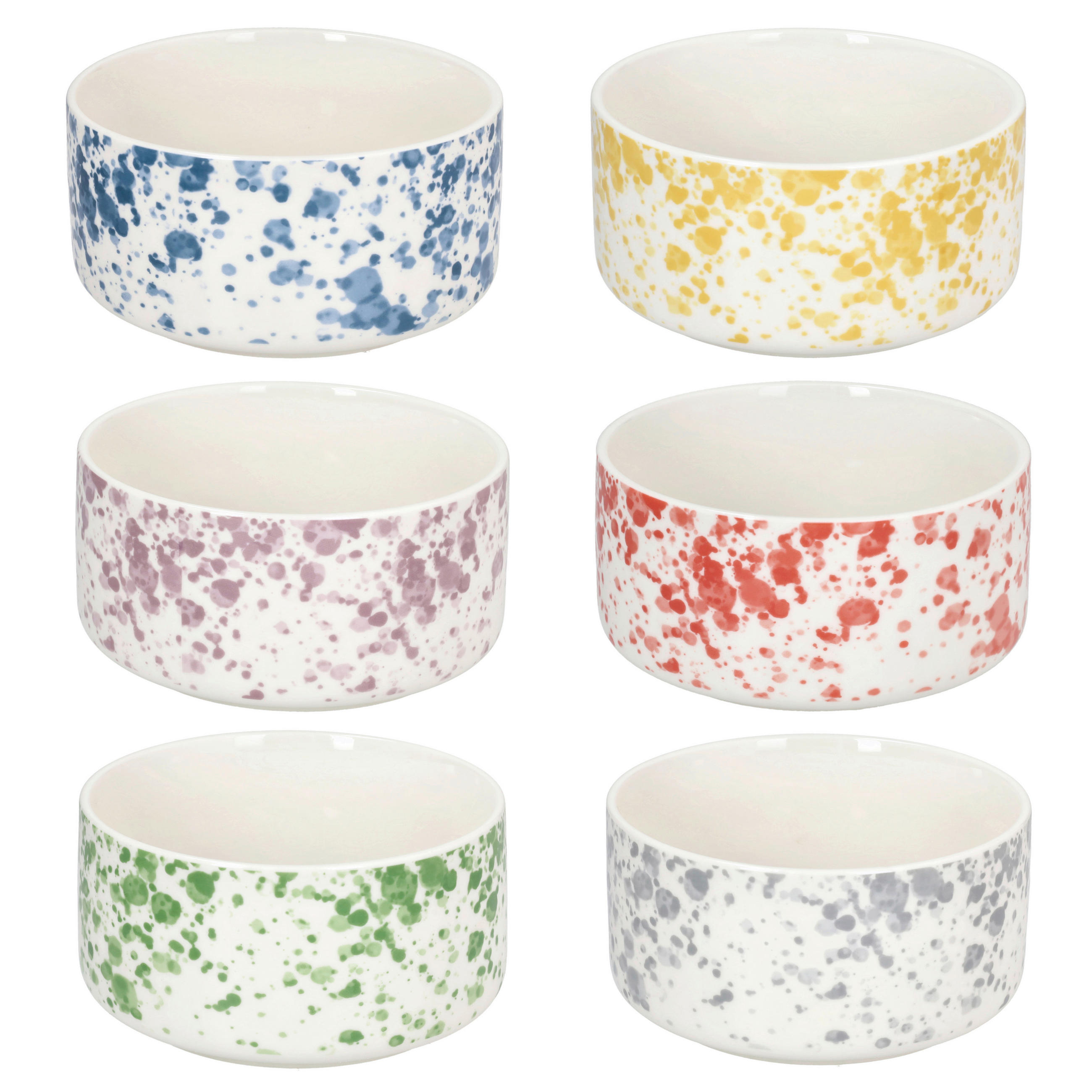 Müslischalenset Apulia 6-Tlg. Keramik Multicolor
