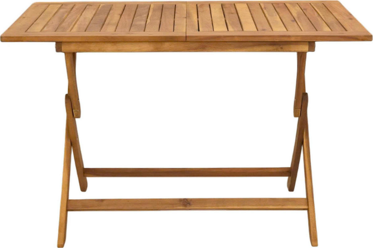 GARTENTISCHGRUPPE  - Akaziefarben, MODERN, Holz (120cm) - Beldano