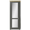GARDEROBENSCHRANK  in 74,5/206,6/42,2 cm  - Chromfarben/Eichefarben, Basics, Holzwerkstoff/Metall (74,5/206,6/42,2cm) - SetOne by Musterring
