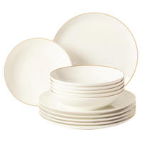 JÍDELNÍ SOUPRAVA porcelán keramika  - barvy zlata/perleť, Basics, keramika - Seltmann Weiden