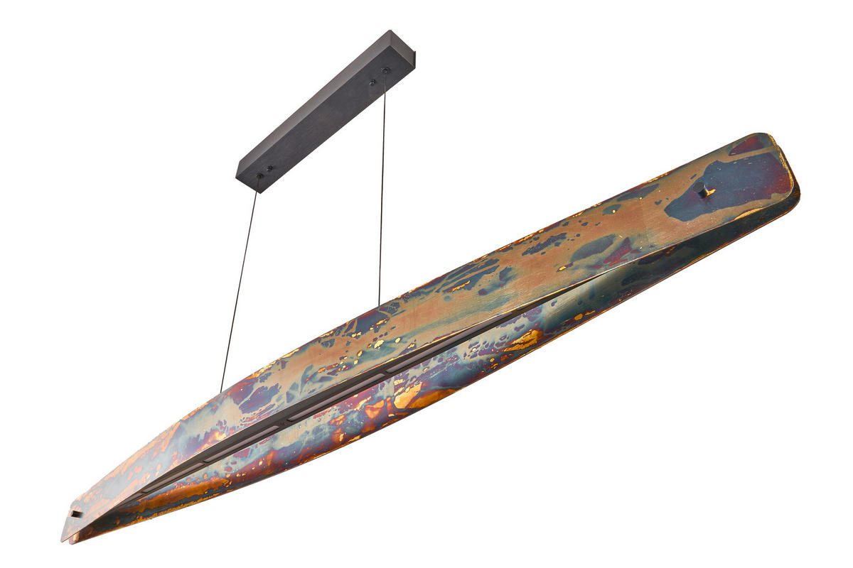 LED-PENDELLEUCHTE 653 118/8/7,5 cm   - Multicolor, LIFESTYLE, Metall (118/8/7,5cm) - Ambiente