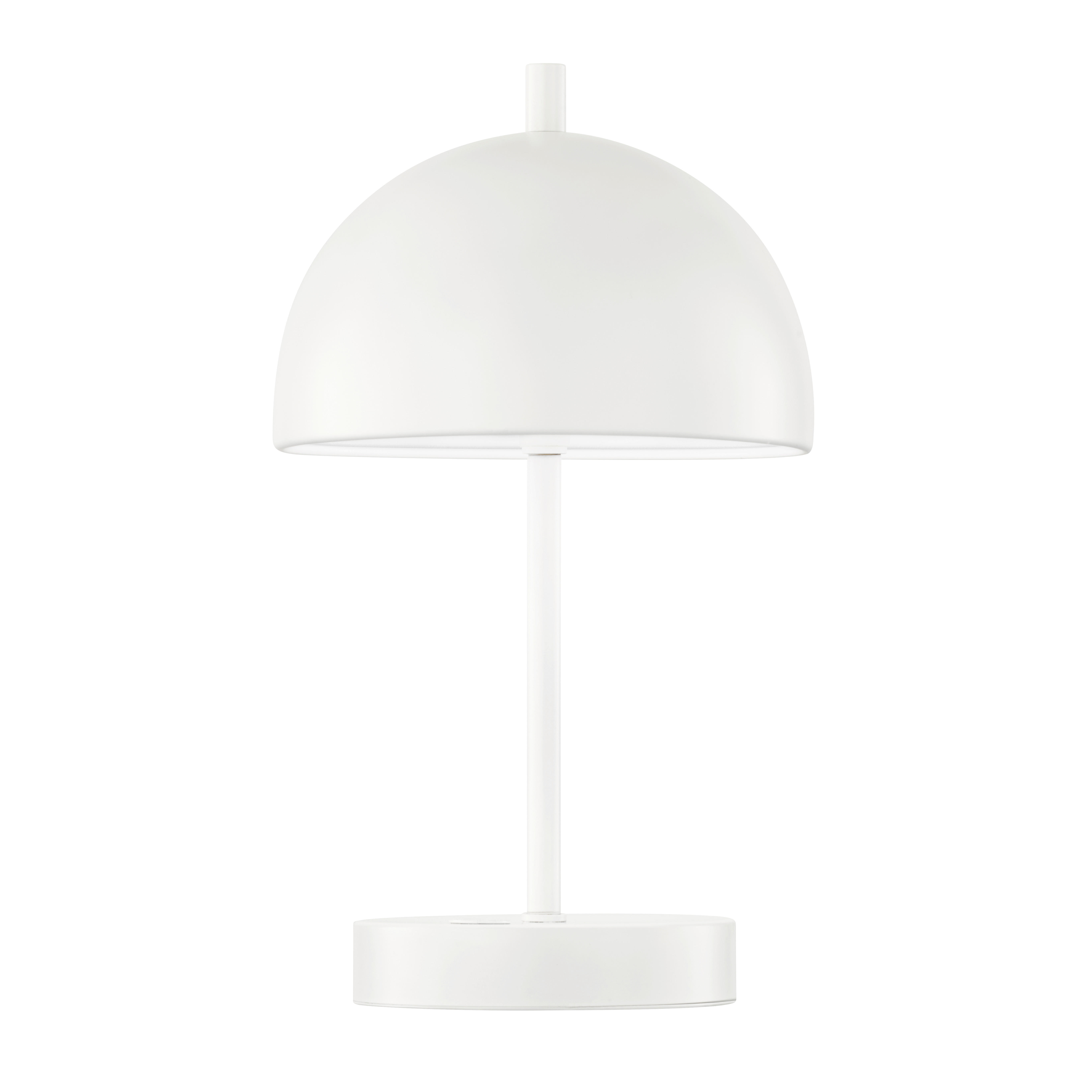 AKKU-TISCHLEUCHTE Kia 16/27 cm   - Weiß, Design, Metall (16/27cm) - Schöner Wohnen