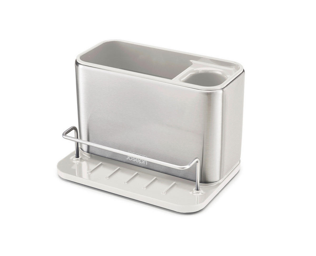 DRŽAČ ZA SUNĐER Surface  - svetlosiva, Osnovno, metal/plastika (18/12,5/12,8cm) - Joseph Joseph