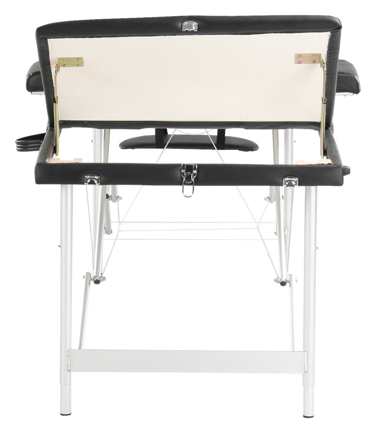 Atrigo MASSAGETISCH Schwarz 186cm × 82cm × 68cm