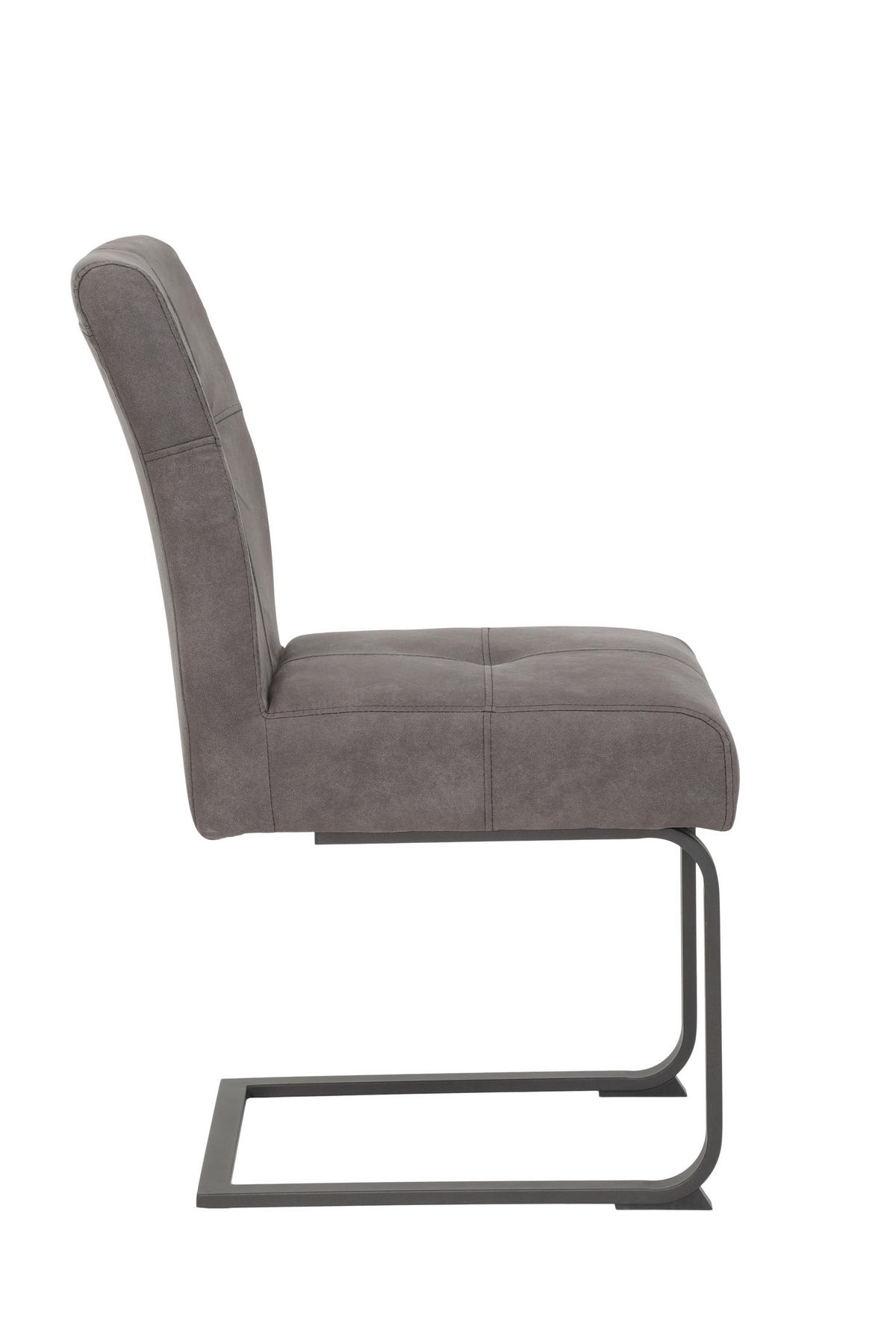 TISCHGRUPPE in Metall, Textil, Holzwerkstoff Anthrazit, Alteiche  - Alteiche/Anthrazit, MODERN, Holzwerkstoff/Textil (120 - 160/76/80cm) - MID.YOU