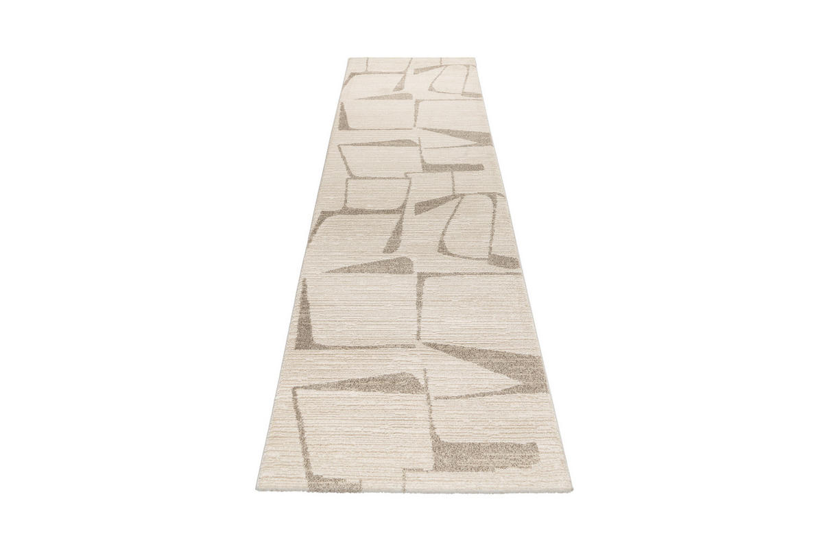 FLACHWEBETEPPICH 80/300 cm My Parma Creme  - Creme, Design, Textil (80/300cm) - Obsession