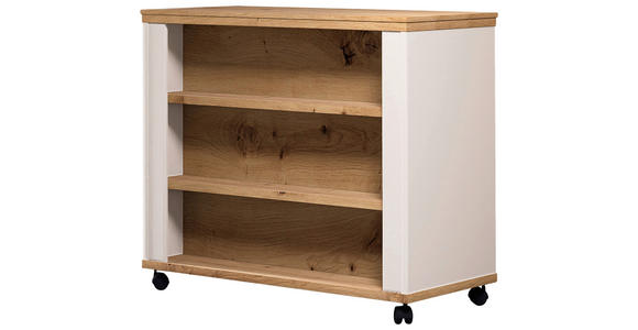 SERVIERWAGEN Kaschmir, Eiche Artisan  - Kaschmir/Eiche Artisan, ROMANTIK / LANDHAUS, Holzwerkstoff/Kunststoff (108/95/56cm) - Landscape