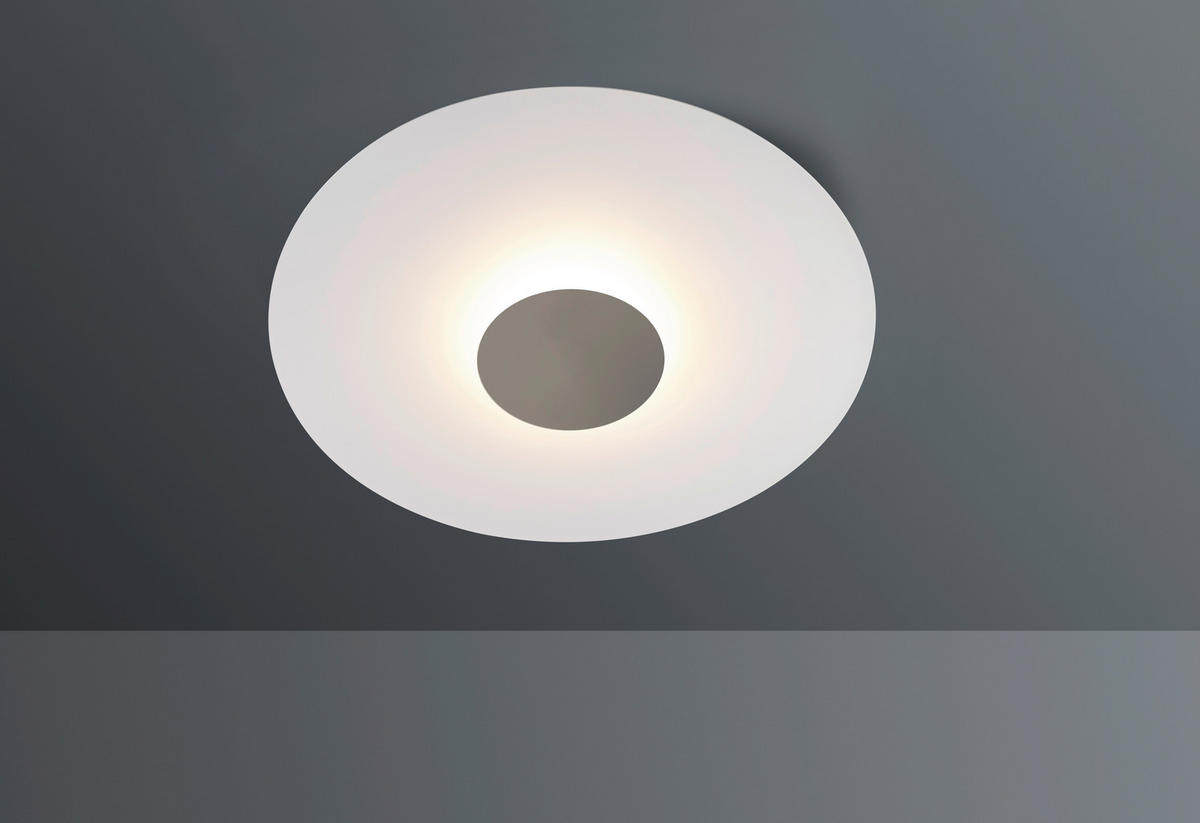 LED-DECKENLEUCHTE Chio  Smart 54/6,5 cm   - Weiß, Basics, Metall (54/6,5cm) - BOPP