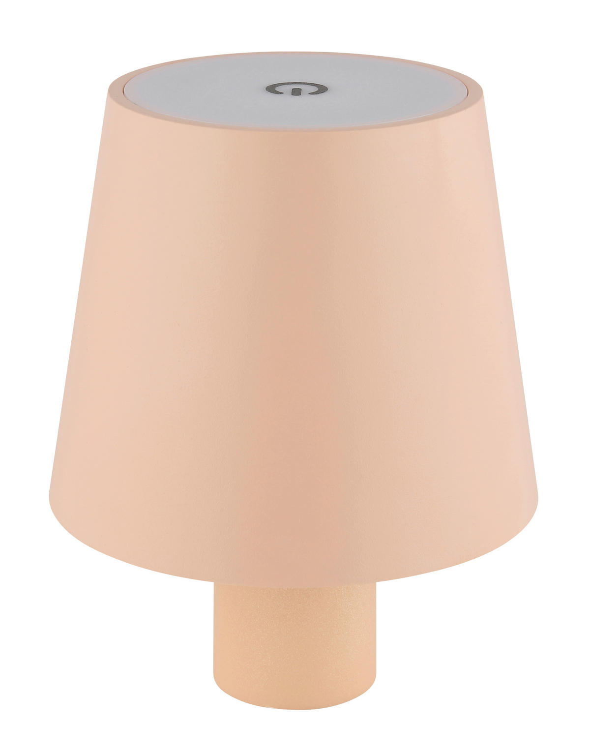 AKKU-TISCHLEUCHTE - Rosa, Trend, Kunststoff/Metall (10,6/13cm) - Globo