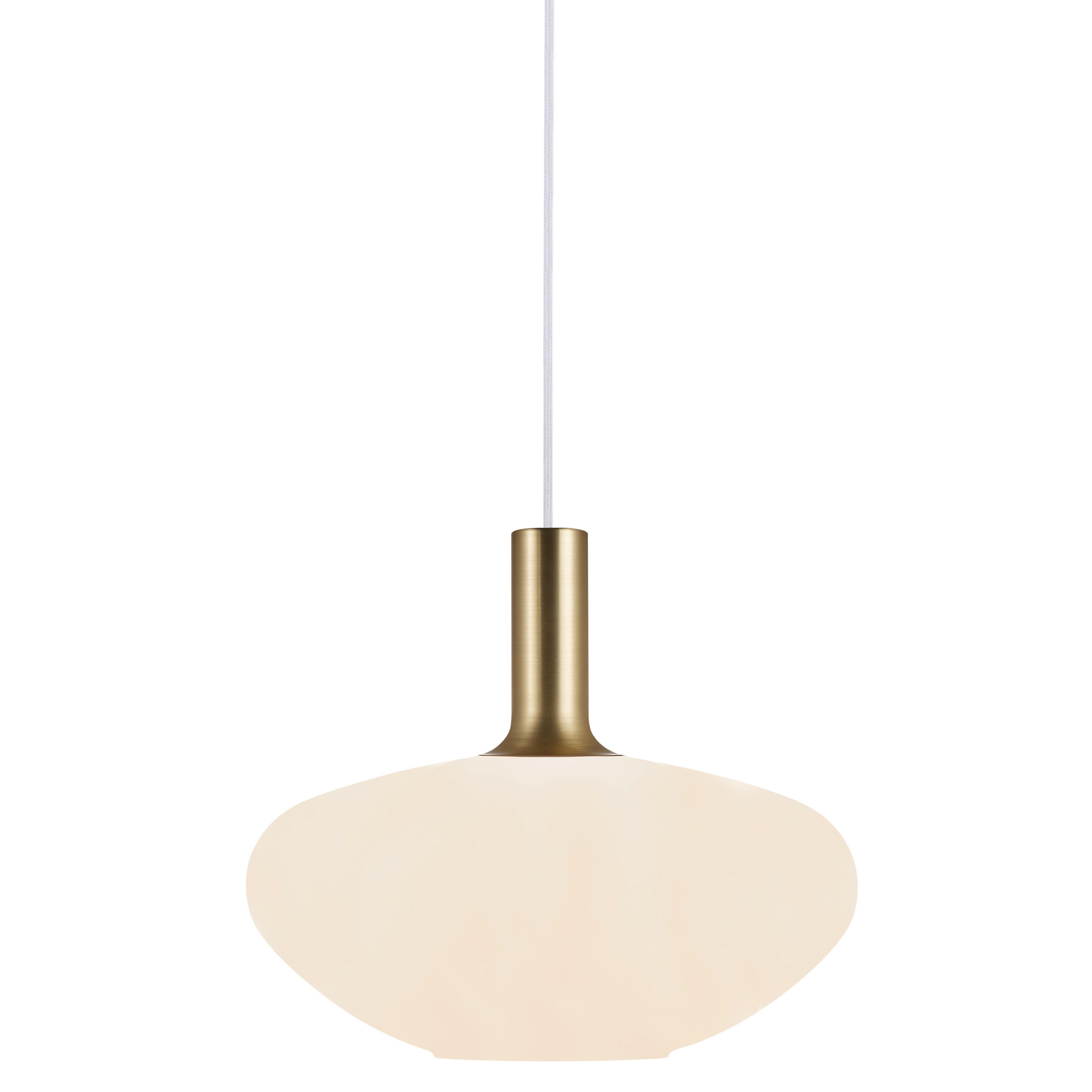 Hängeleuchte (1-flammig) aus O 35/330 cm  - Messingfarben/Schwarz, Basics, Glas/Metall (35/330cm) - Nordlux