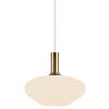 Hängeleuchte (1-flammig) aus O 35/330 cm  - Messingfarben/Schwarz, Basics, Glas/Metall (35/330cm) - Nordlux