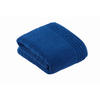 BADETUCH Vienna Style Supersoft Dunkelblau 100/150 cm  - Dunkelblau, Basics, Textil (100/150cm) - Vossen