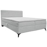 BOXBETT 180/200 cm  in Silberfarben  - Silberfarben/Schwarz, Design, Holz/Holzwerkstoff (180/200cm) - Xora
