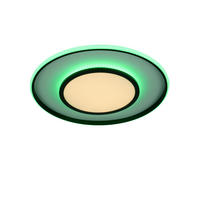 LED-DECKENLEUCHTE Arenda 60/10 cm   - Schwarz, Design, Kunststoff/Metall (60/10cm)