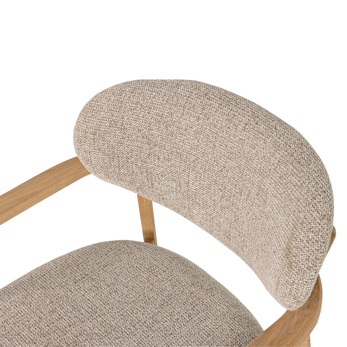 SESSEL in Webstoff Naturfarben  - Naturfarben, Design, Holz/Textil (68/76/75cm) - Livetastic