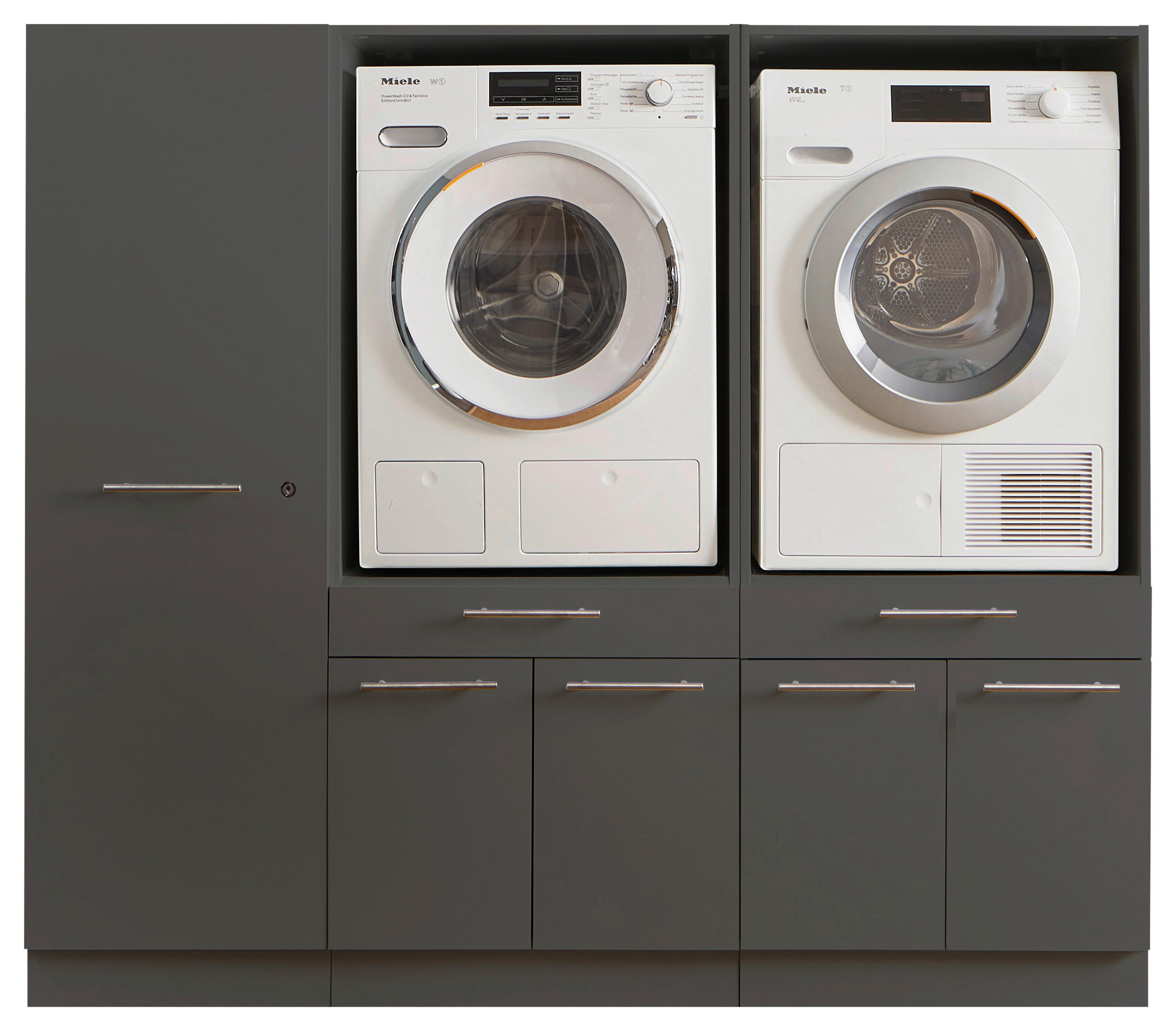 XXXLutz Hauswirtschaftsraum Laundreezy Anthrazit 185x162x67.5 cm