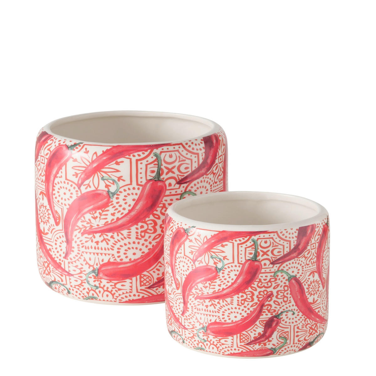 ÜBERTOPF 13/11 cm  - Rot, Trend, Keramik (13/11cm)