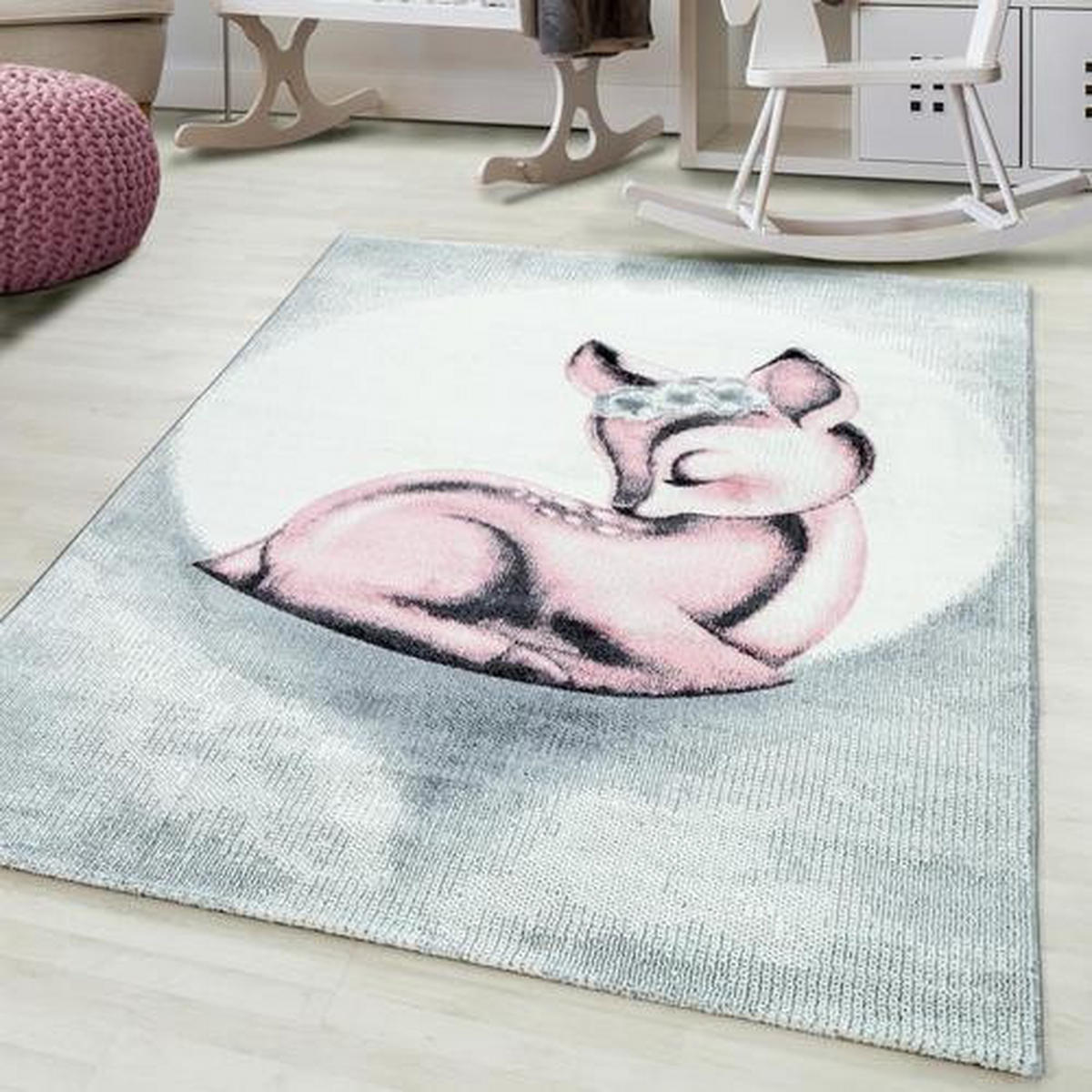 KINDERTEPPICH 120/170 cm Bambi  - Rosa, Trend, Textil (120/170cm)