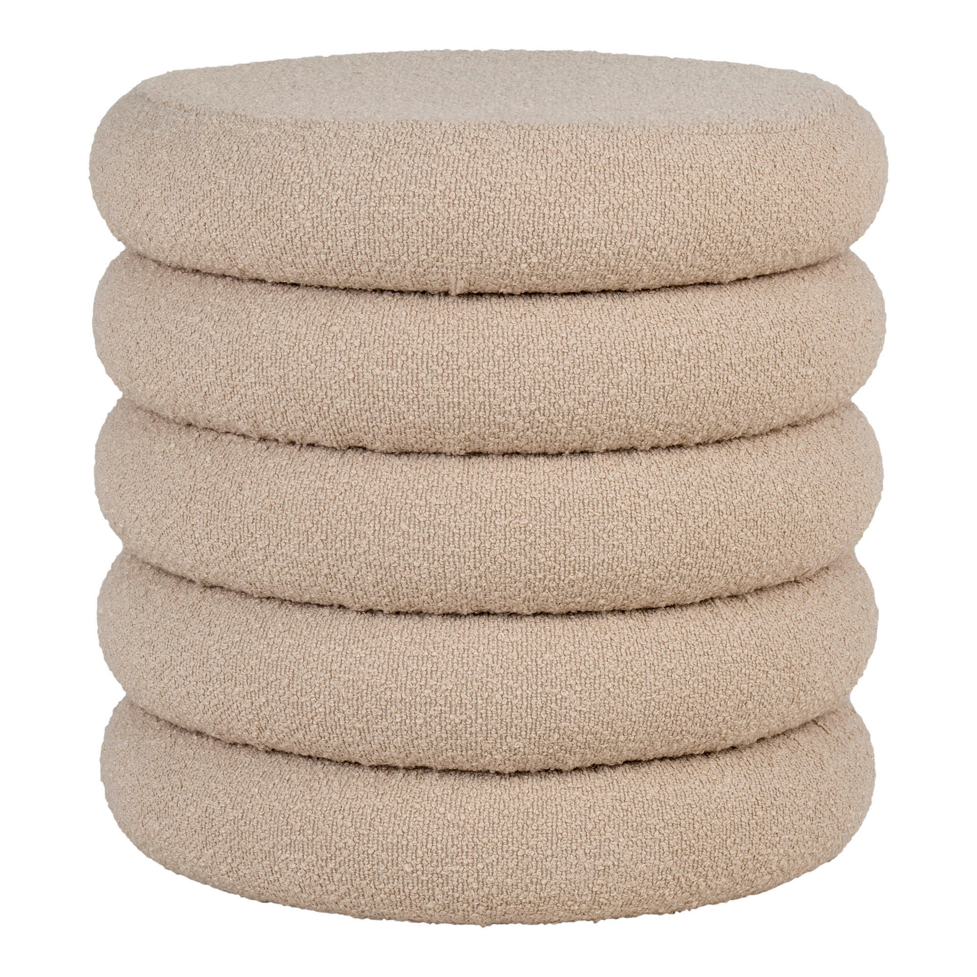 PALL i trä, plast beige  - beige, Design, trä/plast (44/44/44cm)