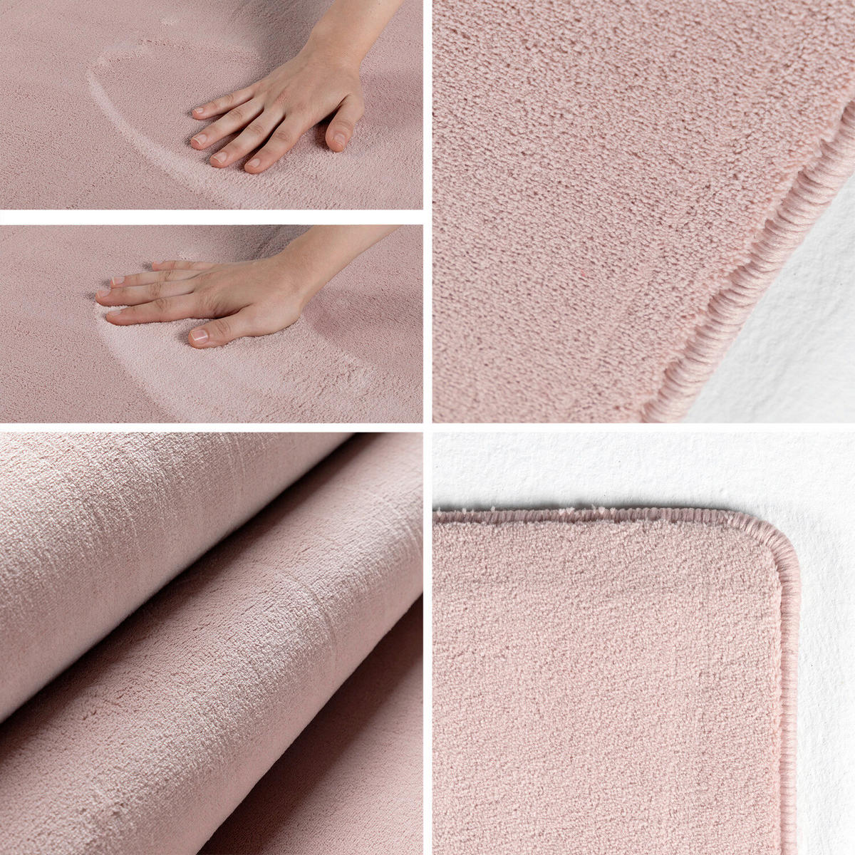 LÄUFER 80/250 cm Sky  - Rosa, Design, Textil (80/250cm) - Ayyildiz 