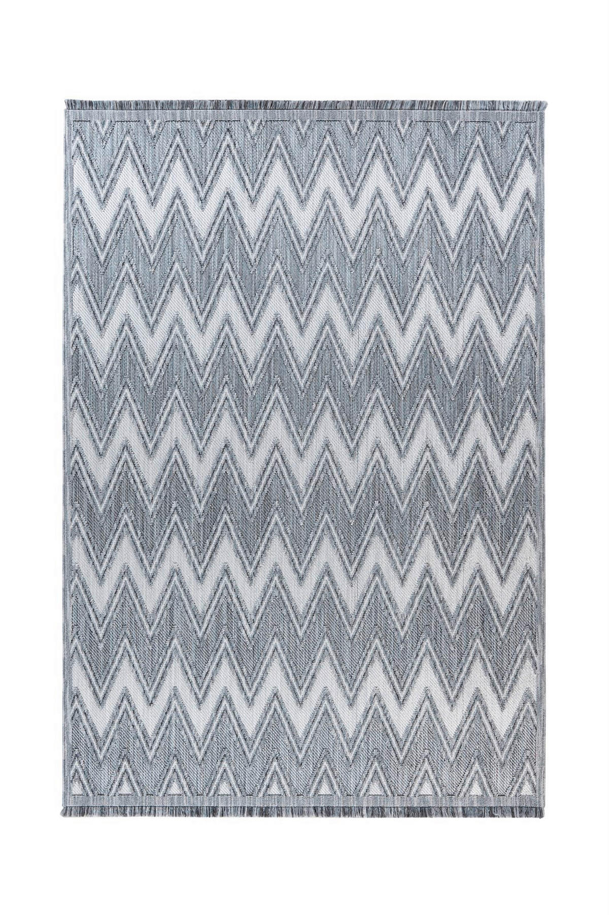 TEPPICH 120/170 cm Sarai 225 Grau / Weiß Grau, Weiß  - Weiß/Grau, KONVENTIONELL, Textil (120/170cm)