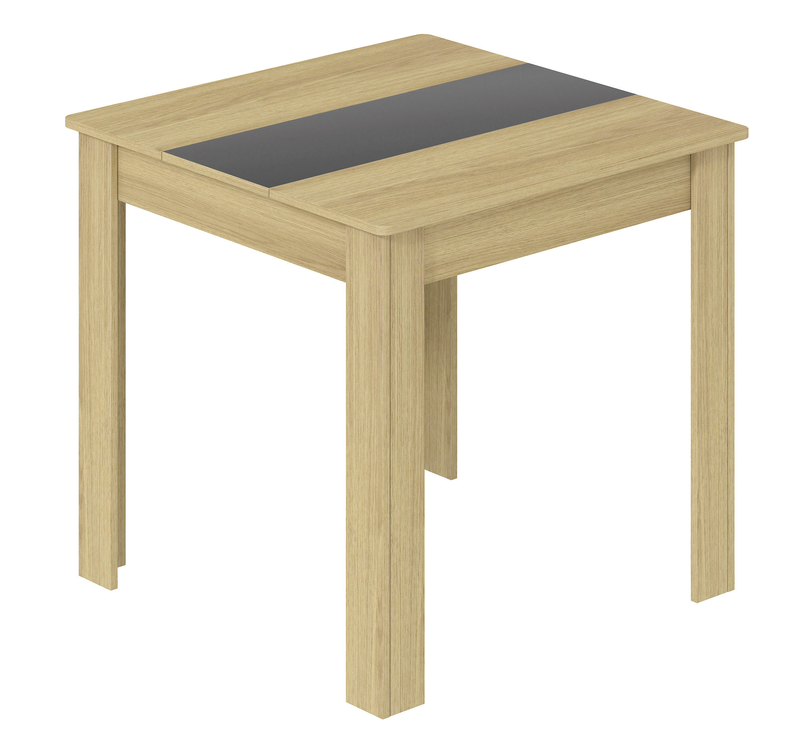 JEDILNA MIZA, medeni hrast  - medeni hrast, Moderno, leseni material (80/80/75cm) - MID.YOU