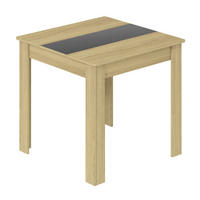 JEDILNA MIZA, medeni hrast  - medeni hrast, Moderno, leseni material (80/80/75cm) - MID.YOU