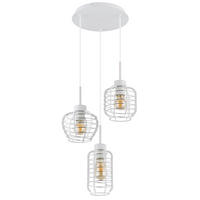 HÄNGELEUCHTE 37,5/120 cm  - Chromfarben/Weiß, Basics, Kunststoff/Metall (37,5/120cm) - Globo