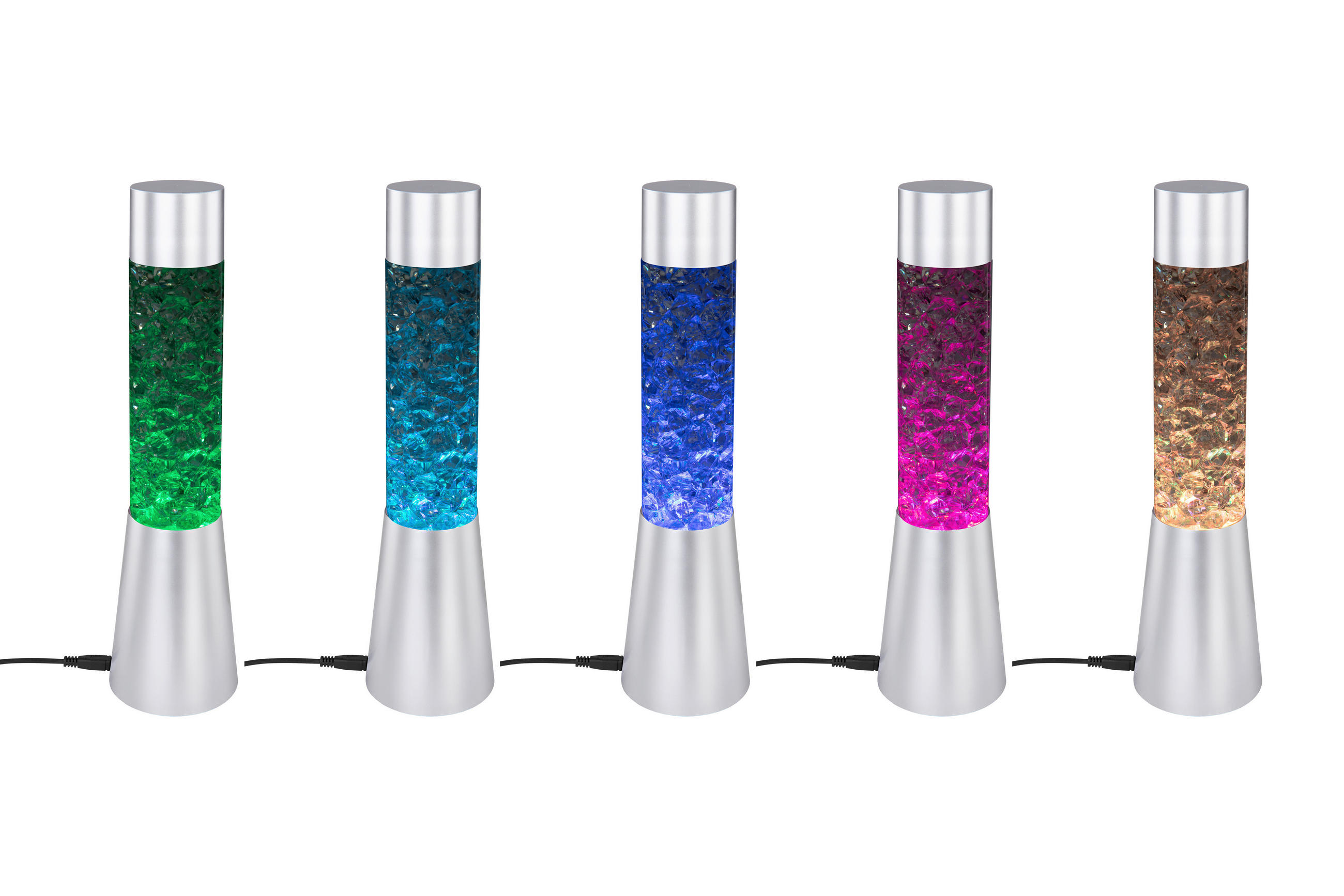 LED DEKORAČNÉ SVIETIDLO - strieborná, Lifestyle, plast (8,5/32,5cm) - Xora