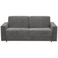 SCHLAFSOFA in Webstoff Grau  - Schwarz/Grau, KONVENTIONELL, Kunststoff/Textil (198/84/96cm) - Carryhome