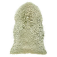 SCHAFFELL 60/90 cm Grün  - Grün, Trend, Fell (60/90cm) - Linea Natura
