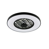 DECKENVENTILATOR  59,0/16,5 cm    - Transparent/Schwarz, Lifestyle, Kunststoff (59,0/16,5cm)
