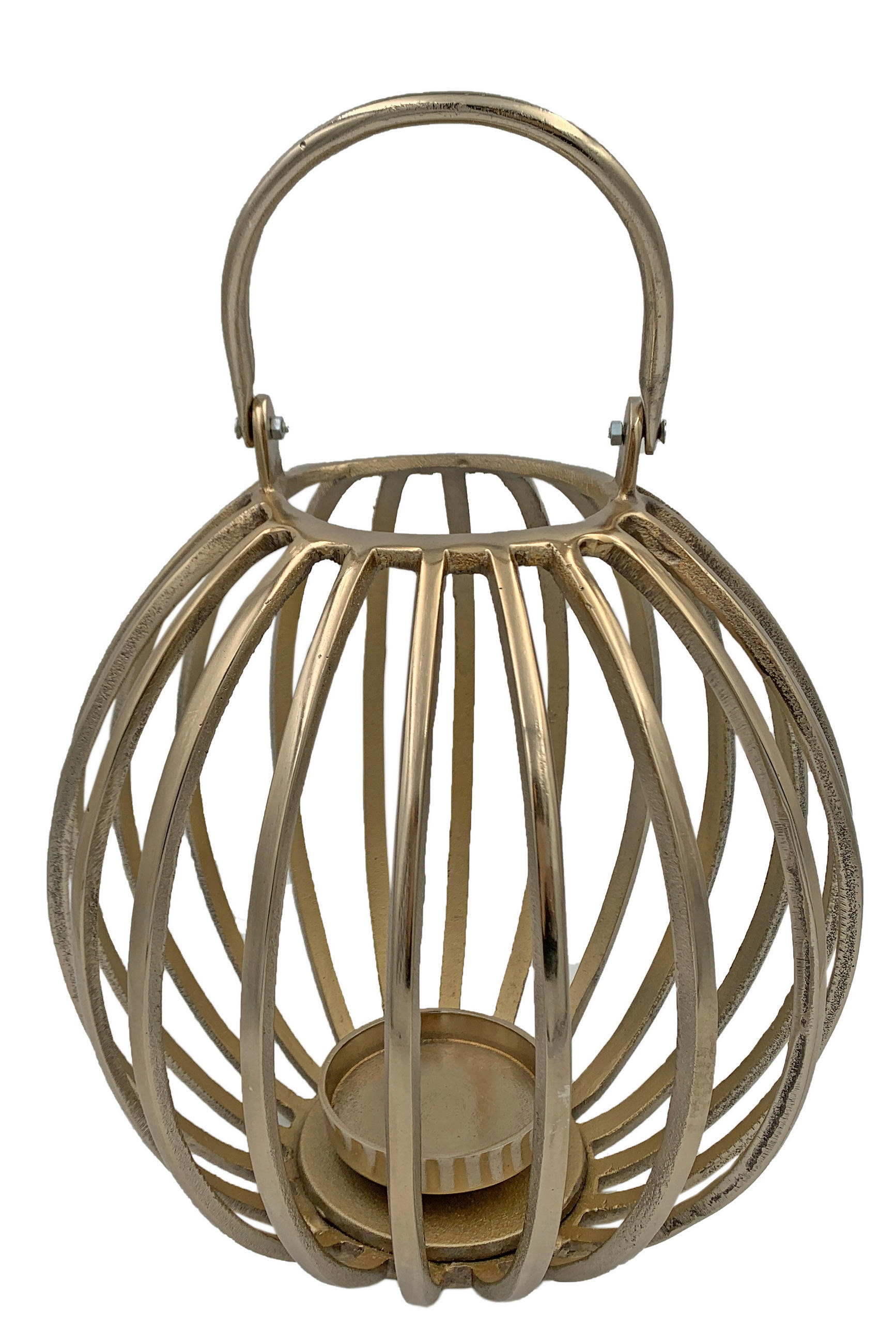LATERNE - Silberfarben, LIFESTYLE, Metall (31/34cm)
