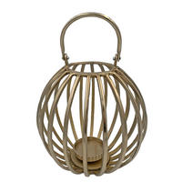 LATERNE - Silberfarben, LIFESTYLE, Metall (31/34cm)
