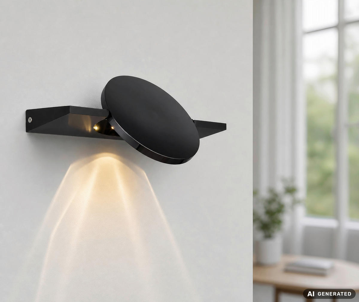 LED-WANDLEUCHTE Jasper 10/28 cm  - Schwarz, Design, Metall (10/28cm) - Globo