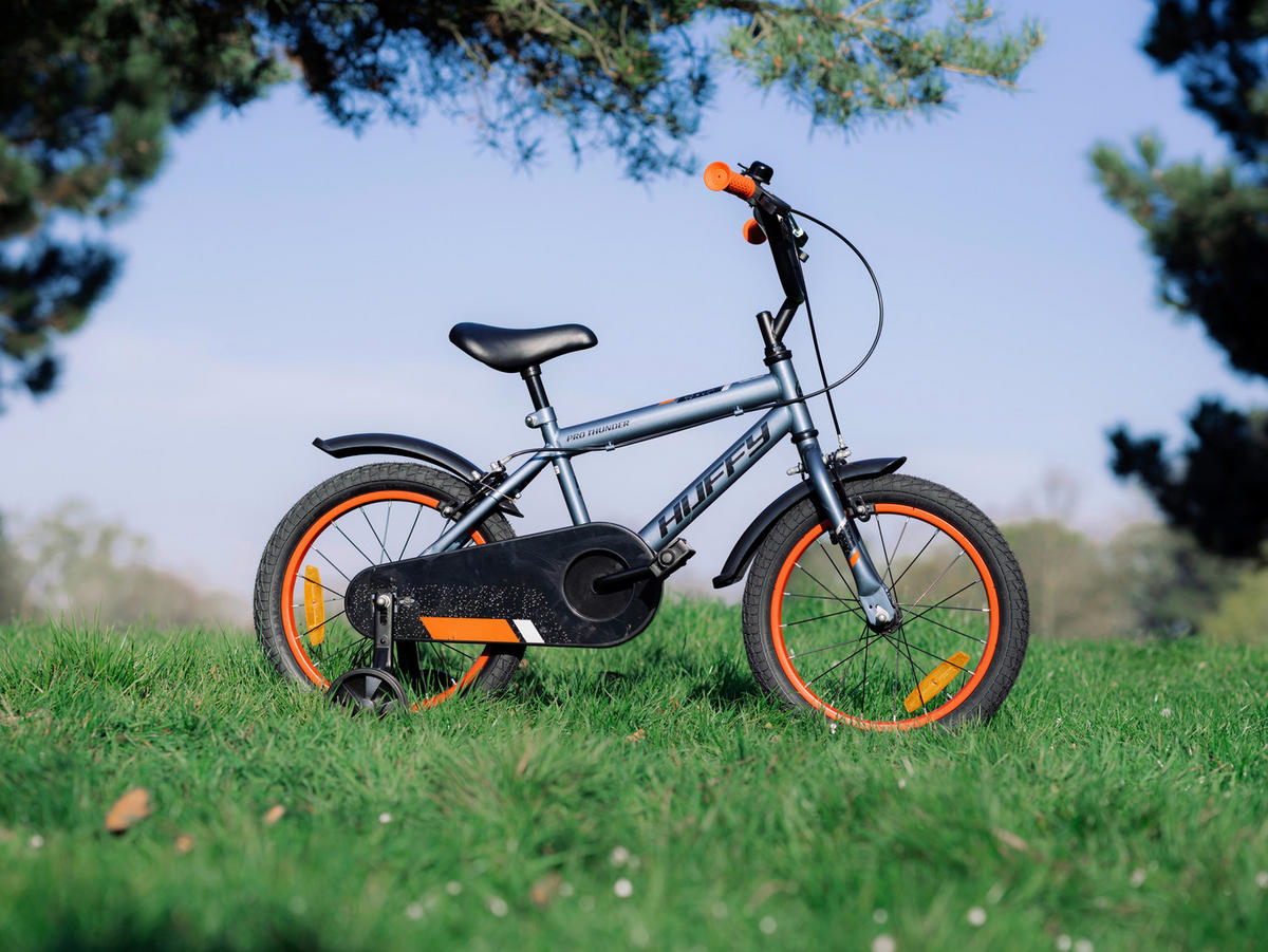 KINDERFAHRRAD 16 Zoll  - Grau, Basics, Metall (56/83.5/108.5cm)