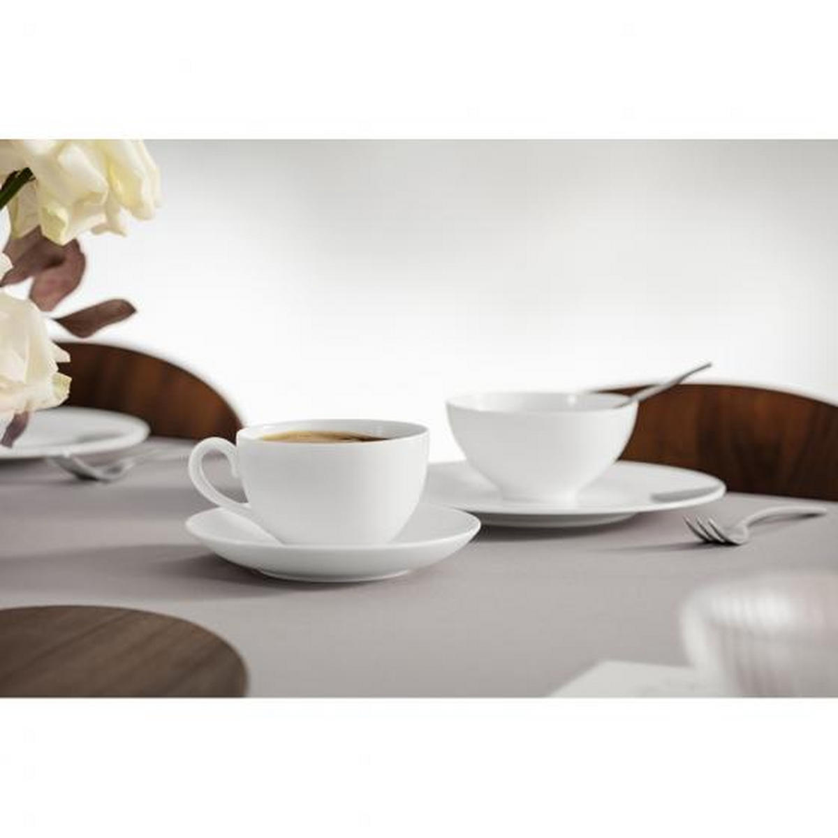 KAFFEETASSE Noblesse 230 ml  - Weiß, Basics, Keramik (230ml) - Noblesse - V&B