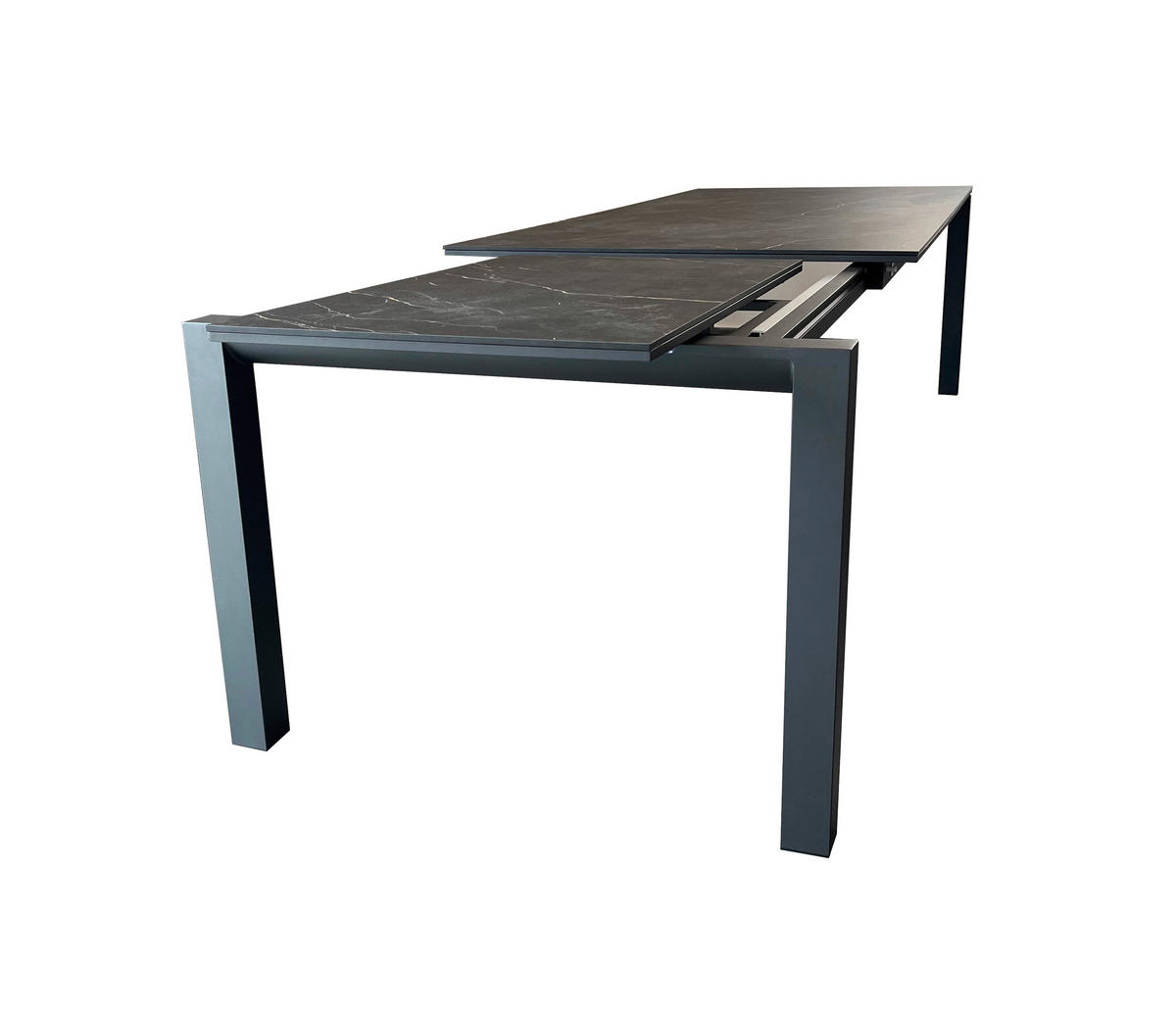GARTENTISCH 160-220/100/74 cm Metall  - Anthrazit/Grau, Modern, Kunststoff/Metall (160-220/100/74cm) - Tierra Outdoor