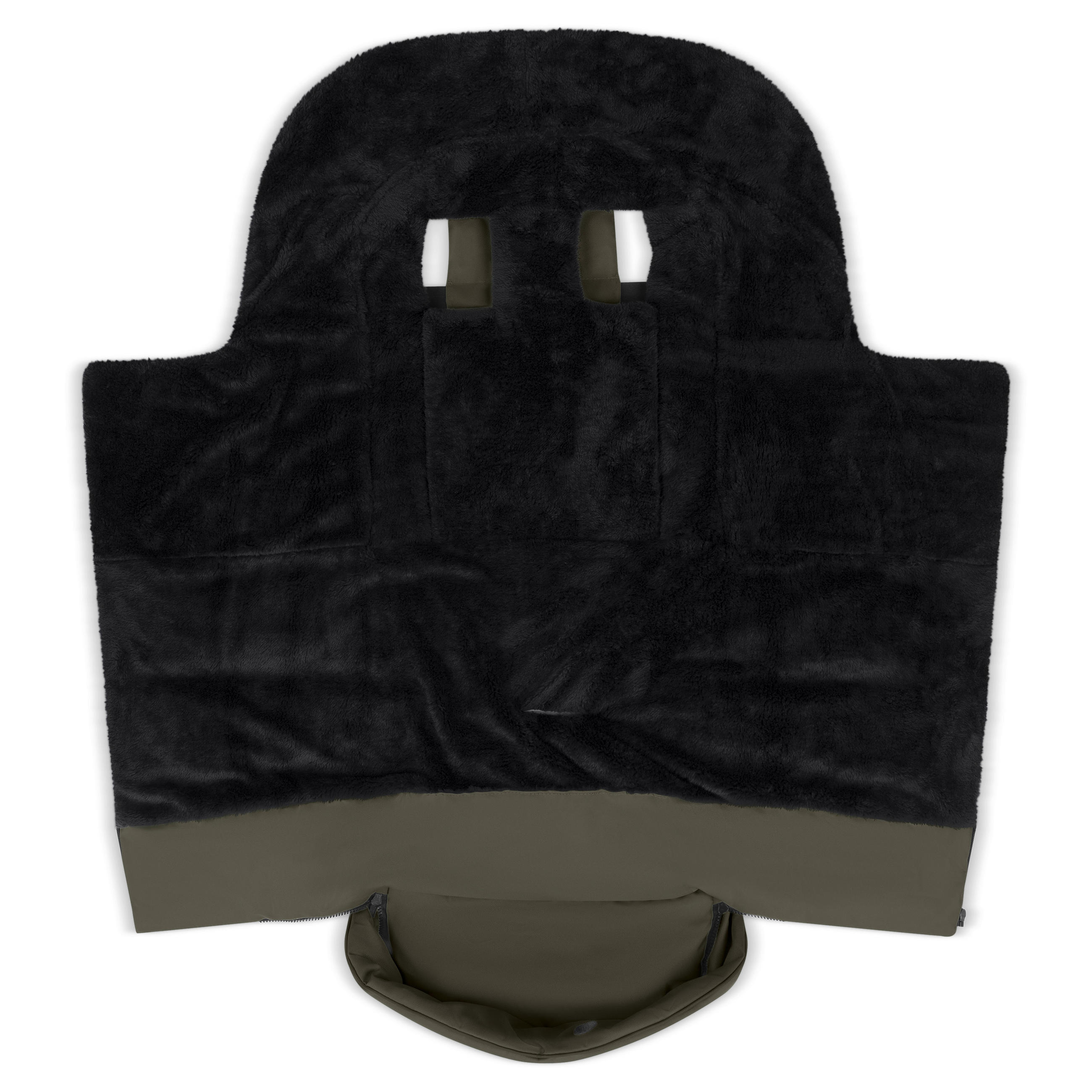 FUßSACK Winterfußsack  - Olivgrün, Basics, Textil (98/47/8cm) - ABC Design