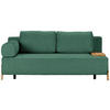 SCHLAFSOFA in Holz, Textil Türkis  - Türkis/Naturfarben, Design, Holz/Textil (211/88/102cm) - Niels Andersson