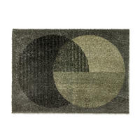 FUSSMATTE  67/100 cm  Olivgrün  Abstraktes  - Olivgrün, KONVENTIONELL, Textil (67/100cm) - Schöner Wohnen