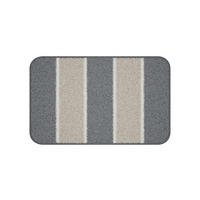 BADEMATTE Anthrazit 50/80 cm  - Anthrazit, Basics, Kunststoff/Textil (50/80cm) - Grund