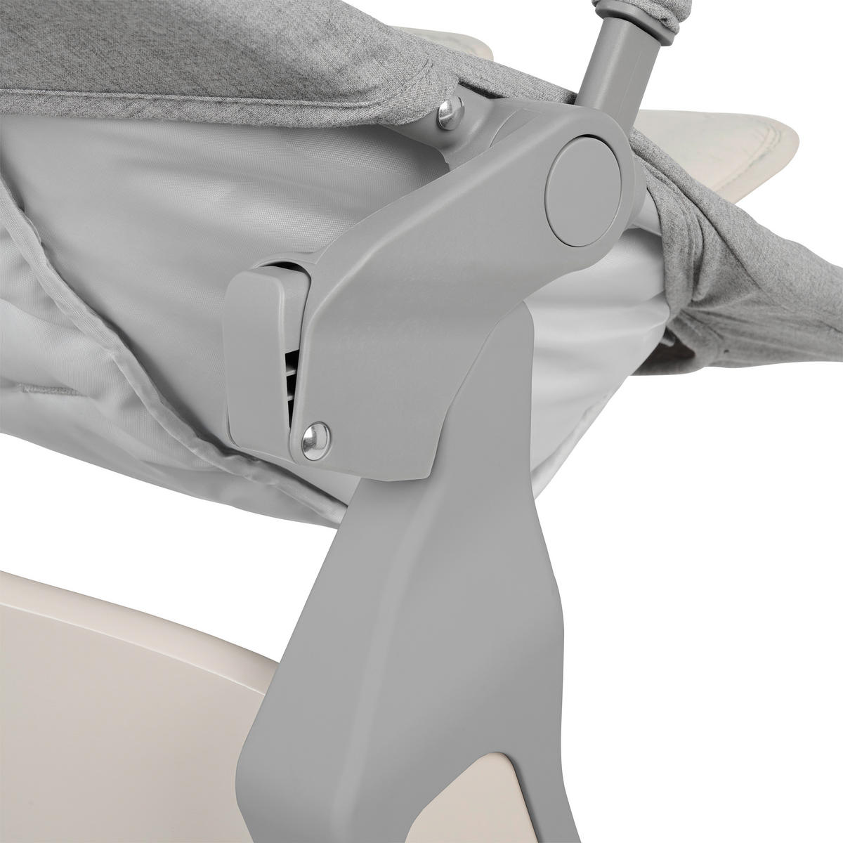 SCHAUKELWIPPE Grau   - Grau, Basics, Kunststoff/Textil (66/45/48-58cm) - My Baby Lou