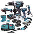 MAKITA SPEZIAL-SET DLX6012-1 - Türkis/Silberfarben, KONVENTIONELL, Kunststoff/Metall (13,8/7,9/23,8cm) - Makita MAKITA SPEZIAL-SET DLX6012-1 - Türkis/Silberfarben, KONVENTIONELL, Kunststoff/Metall (13,8/7,9/23,8cm) - Makita