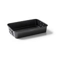 BRÄTER  - Dunkelgrau/Silberfarben, KONVENTIONELL, Metall (40/28/8cm) - Homeware Profession.
