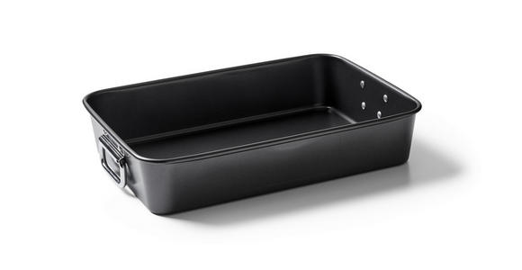 BRÄTER - Dunkelgrau/Silberfarben, KONVENTIONELL, Metall (40/28/8cm) - Homeware Profession.