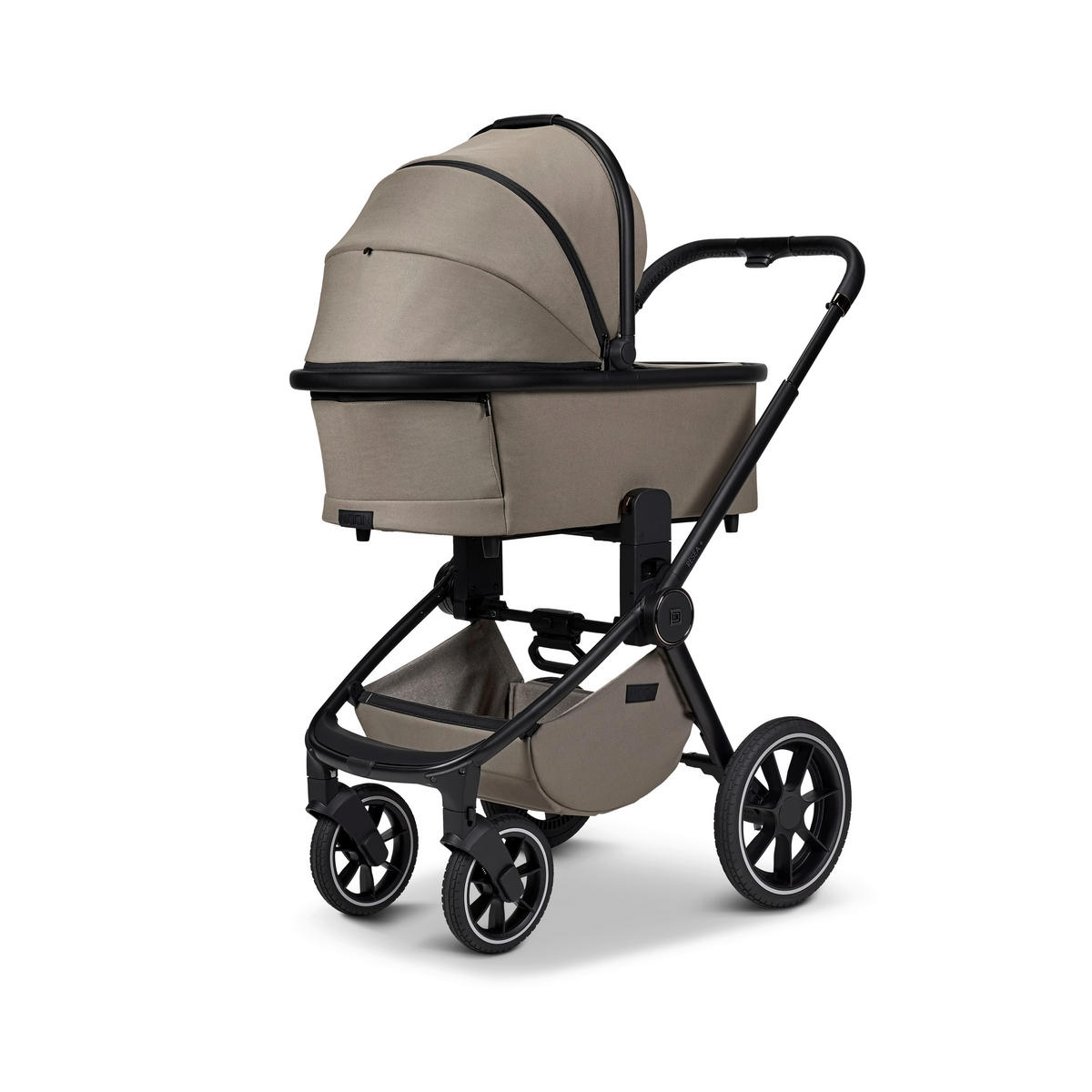 KOMBINIRANA DJEČJA KOLICA  Resea+  - boje blata/crna, Basics, tekstil (98.5/58/122cm) - Moon