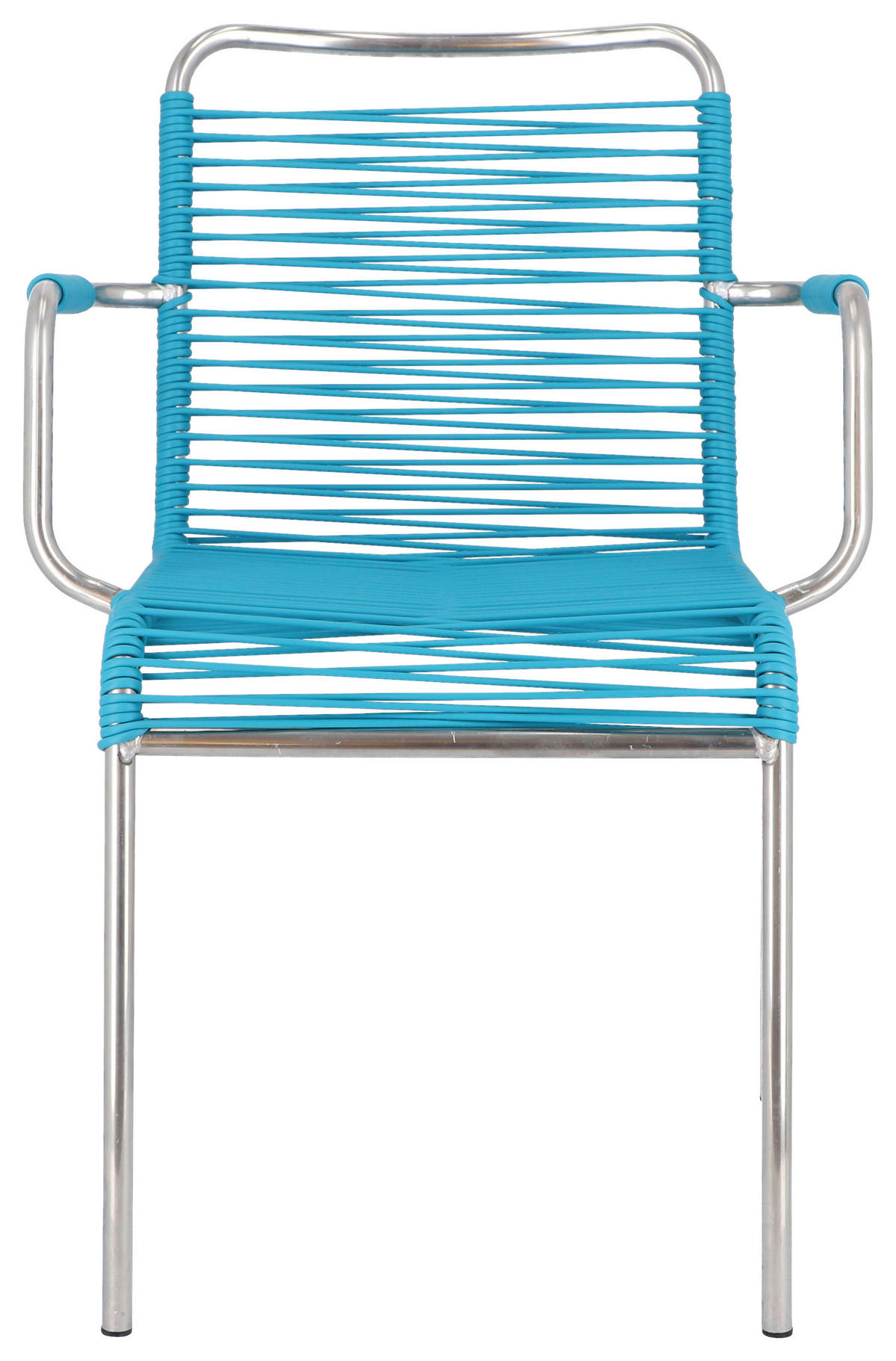 GARTENSESSEL-SET Aluminium Petrol, Alufarben  - Petrol/Alufarben, Design, Kunststoff/Metall (57/85/57cm) - FIAM
