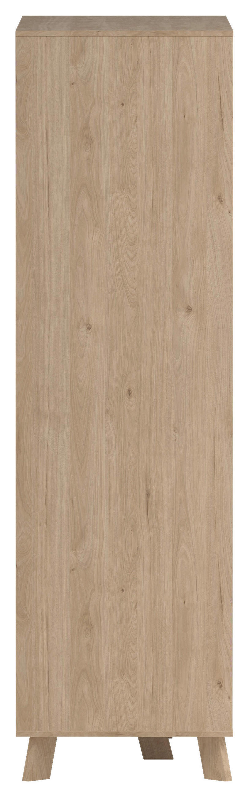 KLEIDERSCHRANK 147,2/192,2/58 cm 3-türig Weiß, Eichefarben  - Eichefarben/Weiß, MODERN, Holzwerkstoff (147,2/192,2/58cm) - MID.YOU