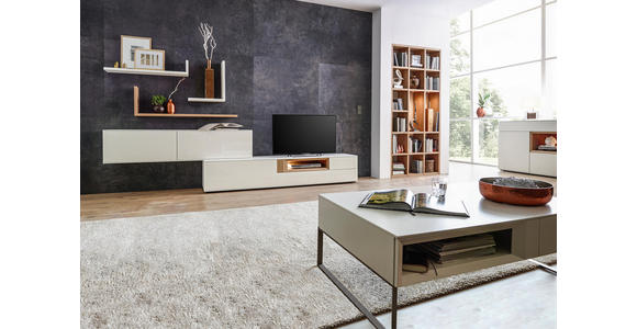 HIGHBOARD 90/145/37 cm - Titanfarben/Nussbaumfarben, Design, Holz/Holzwerkstoff (90/145/37cm) - Dieter Knoll